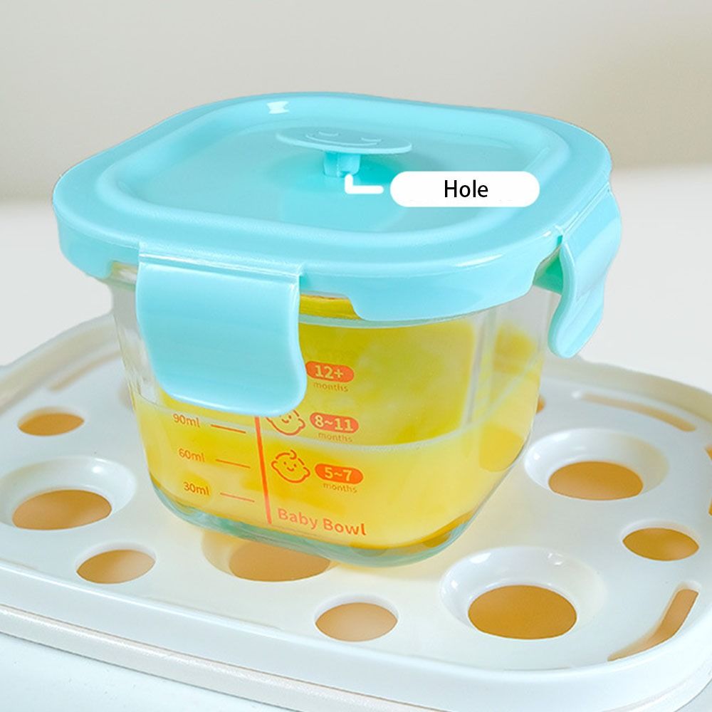 新しい170ml食品保存容器 冷凍ガラス製ベビーフードカップ - Food Storage Frozen のレビューと価格