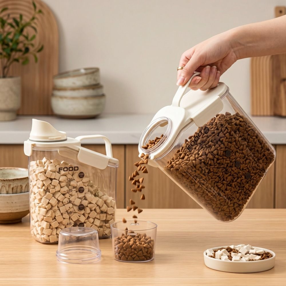 防湿ペットフード保存バケツ 密閉フリーズドライ保存容器 PP - Food Storage Freeze Dried のレビューと価格