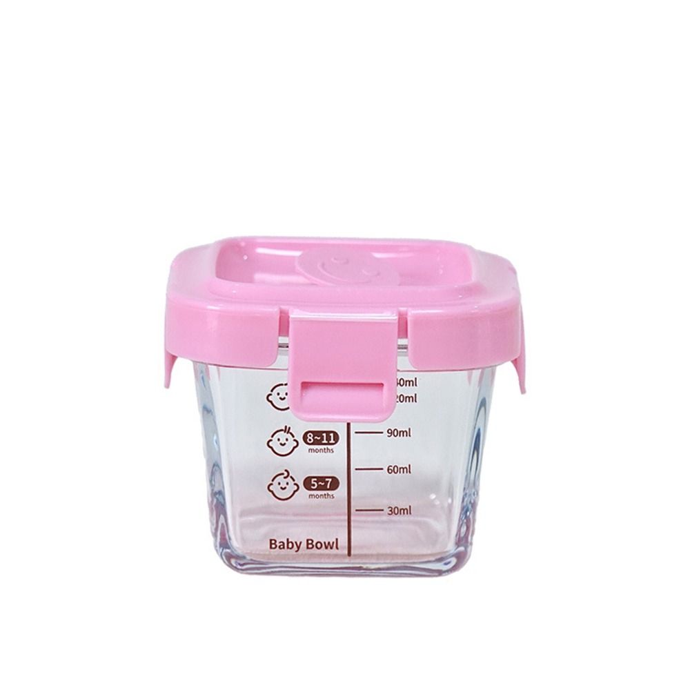 小さな石、ベビーカップ、電子レンジ対応、冷凍用のガラス食品収 - Food Storage Frozen のレビューと価格