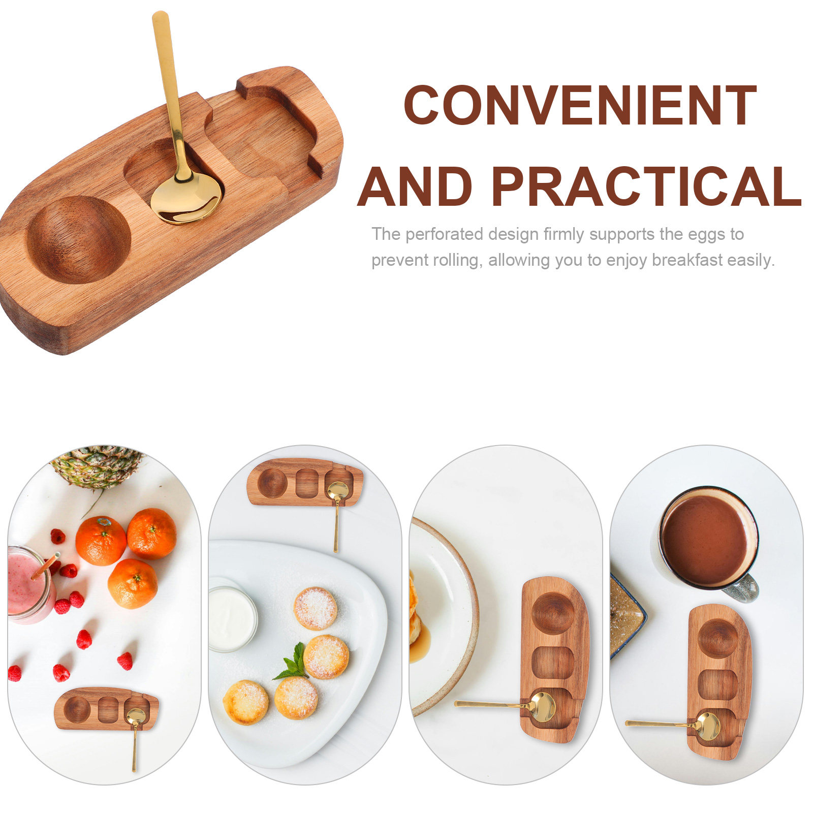 木製卵収納ボックス カウンタートップオーガナイザーホルダー  - Egg Storage Holder のレビューと価格