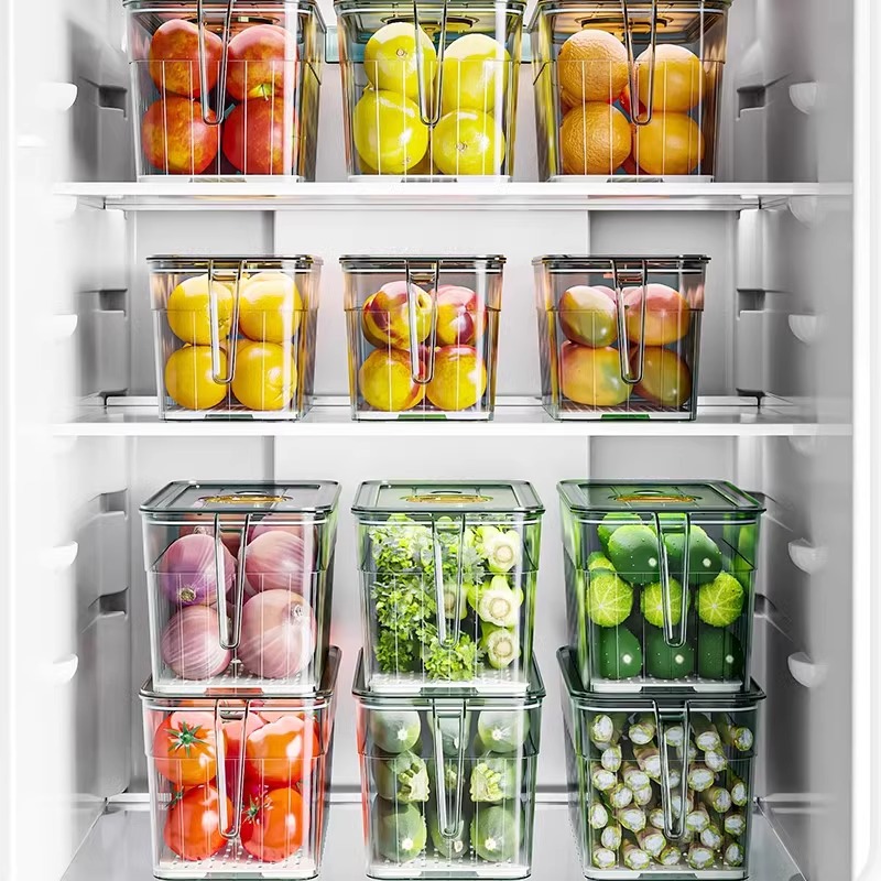 冷蔵庫整理収納ボックス、卵、果物、野菜、食品グレードの収納小 - Food Storage Cabinet のレビューと価格