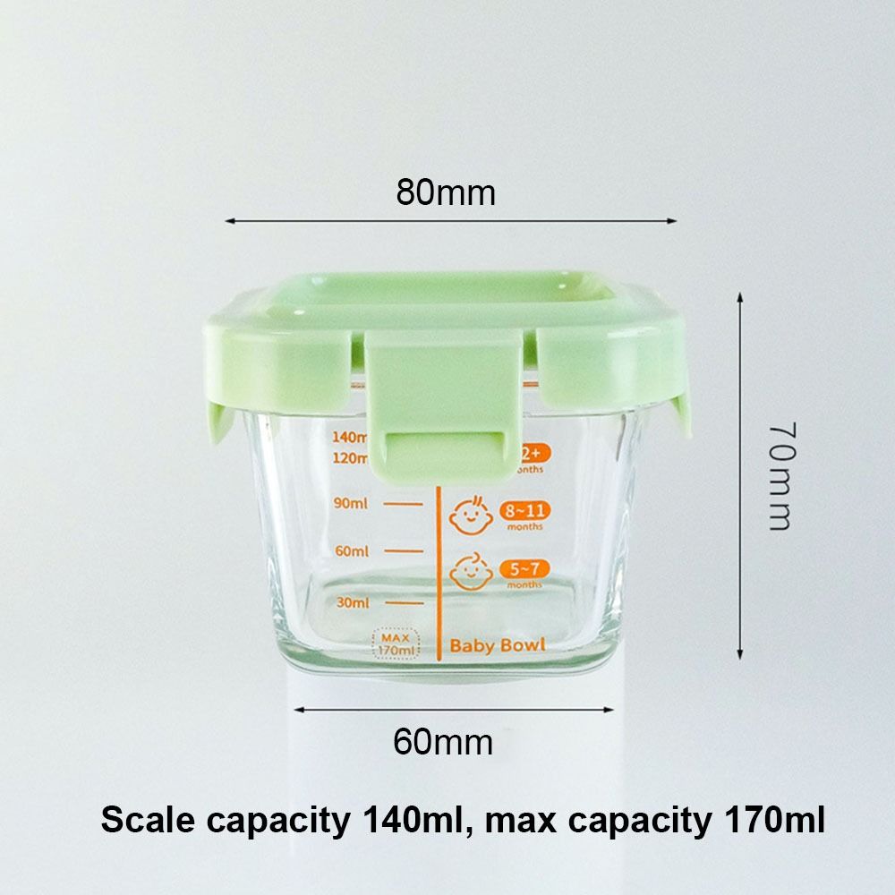 新しい170ml食品保存容器、冷凍・電子レンジ対応、ベビーフ - Food Storage Frozen のレビューと価格