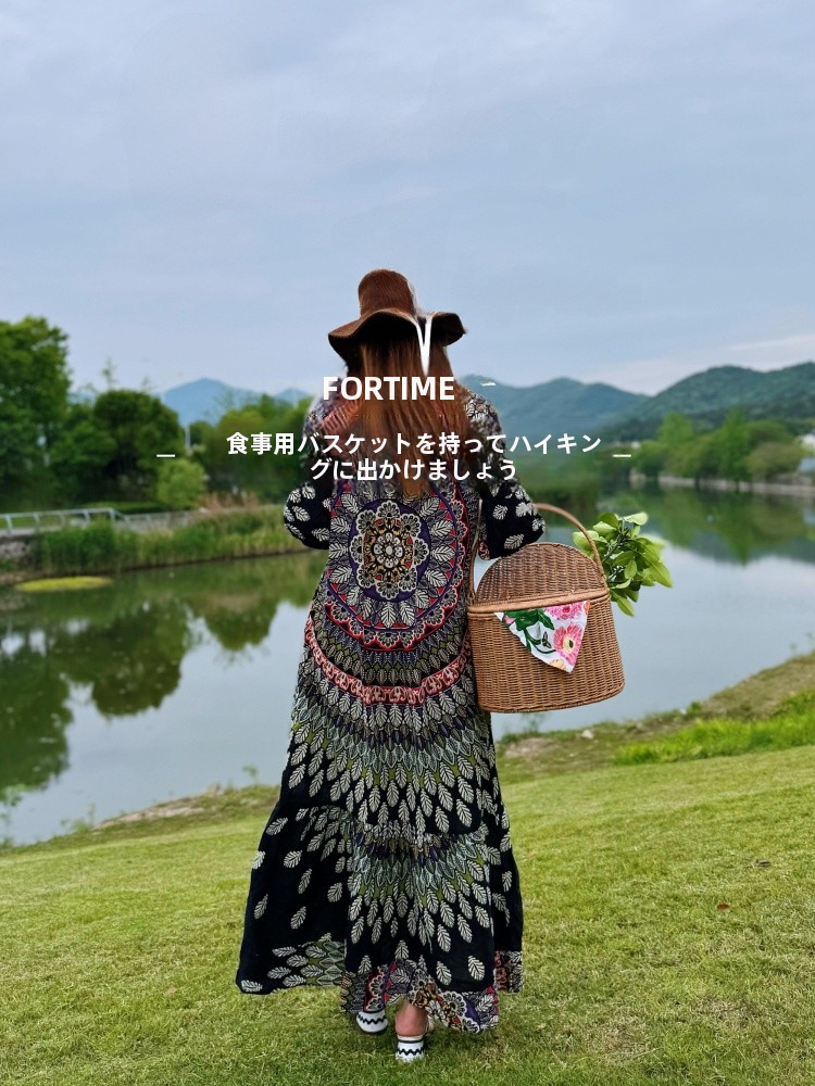FenEr ウィッカーキャンプピクニックバスケット 蓋付き  - Food Storage Brands のレビューと価格