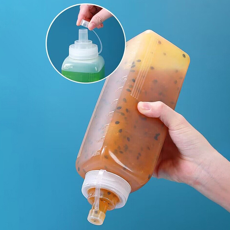 600/800/1000MLスクイーズ式調味料ディスペンサー - Salad Dressing Bottle のレビューと価格