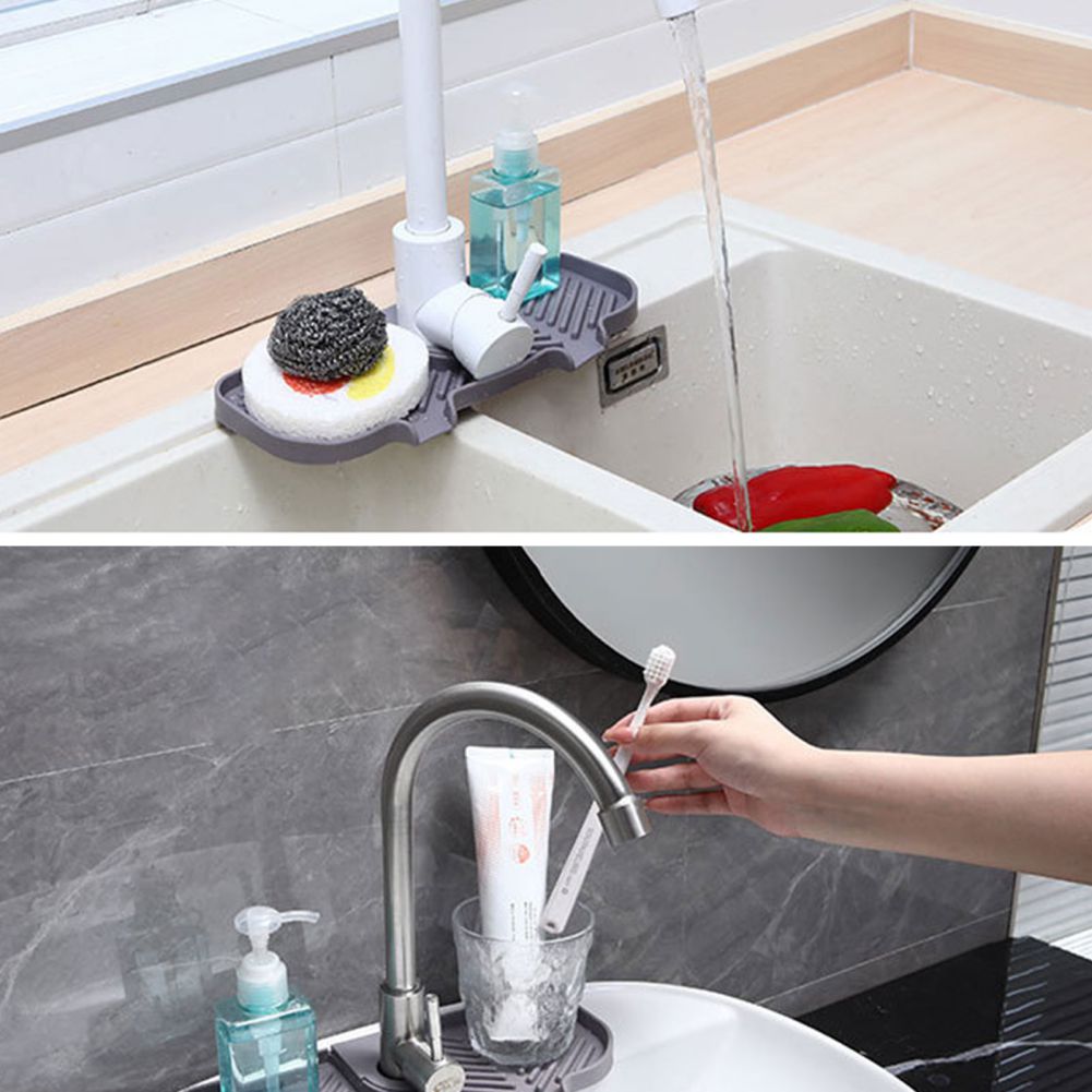 セルフドレンソープバーホルダー、シリコンキッチンシンク、皿ス - Food Storage Organiser のレビューと価格
