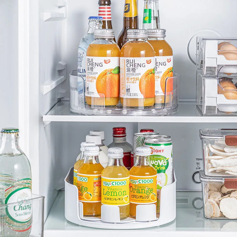 360 ° 回転トレイ レイジースーザン 冷蔵庫オーガナイザ - Food Storage In Cabinets のレビューと価格