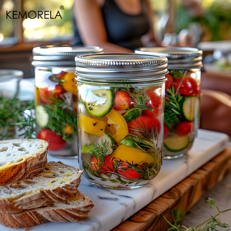 KEMORELA メイソンジャー 350 ミリリットル蓋付き - Salad Dressing Bottle のレビューと価格