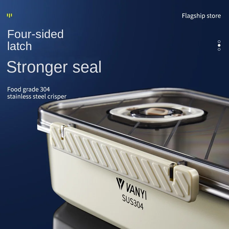 スチールクリスパーシール餃子ボックス、食品グレードのランチボ - Food Storage Frozen のレビューと価格