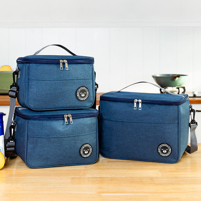 正方形の断熱ランチバッグアルミホイル厚みのある弁当箱コンテナ - Food Storage To Keep Warm のレビューと価格