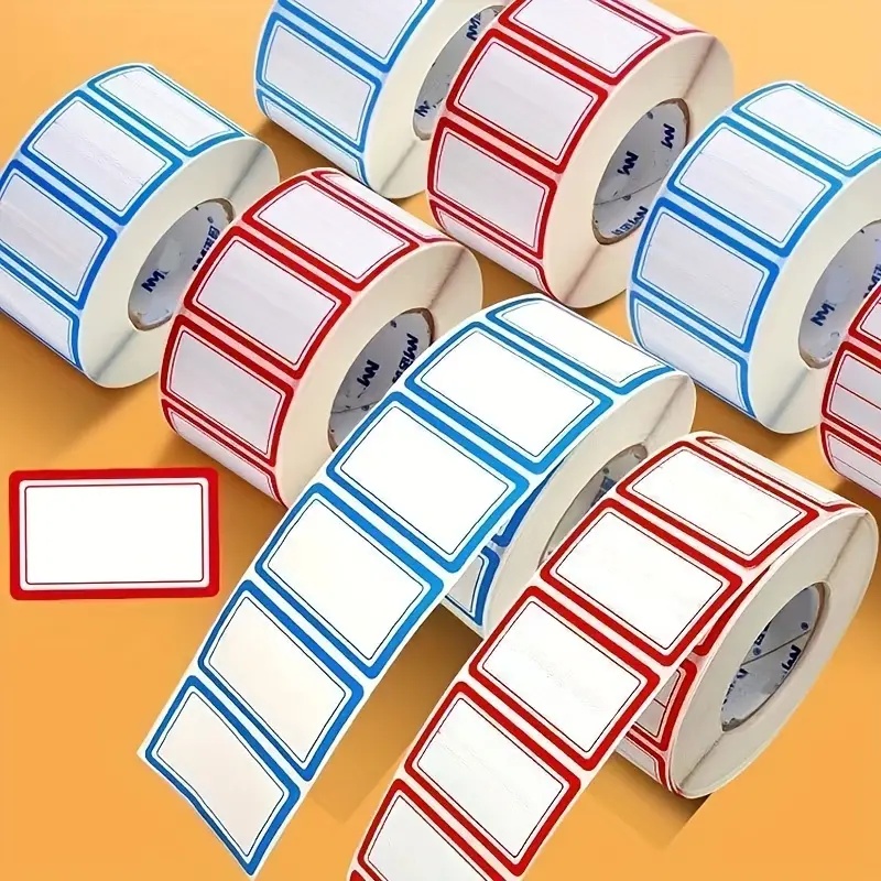 残留物のない冷凍庫ラベル 500 枚、防水性と耐油性、食品容 - Food Storage Labels のレビューと価格