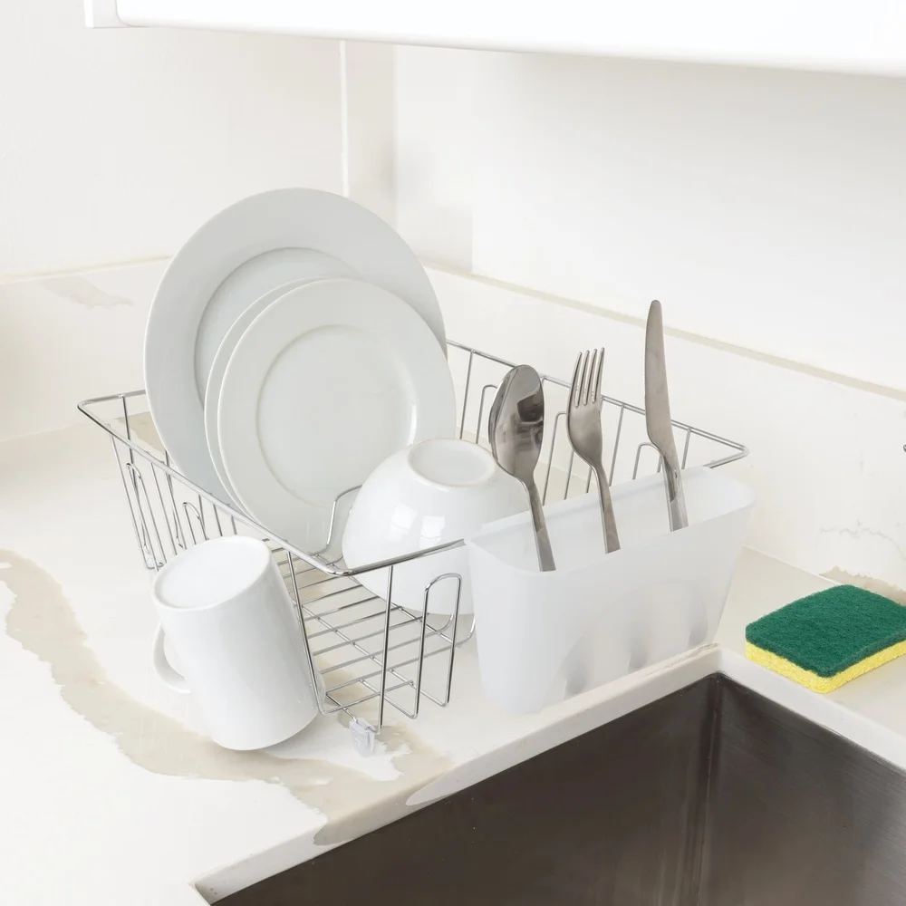 小型ワイヤー食器乾燥ラック キッチンオーガナイザー カトラリ - Food Storage Organiser のレビューと価格