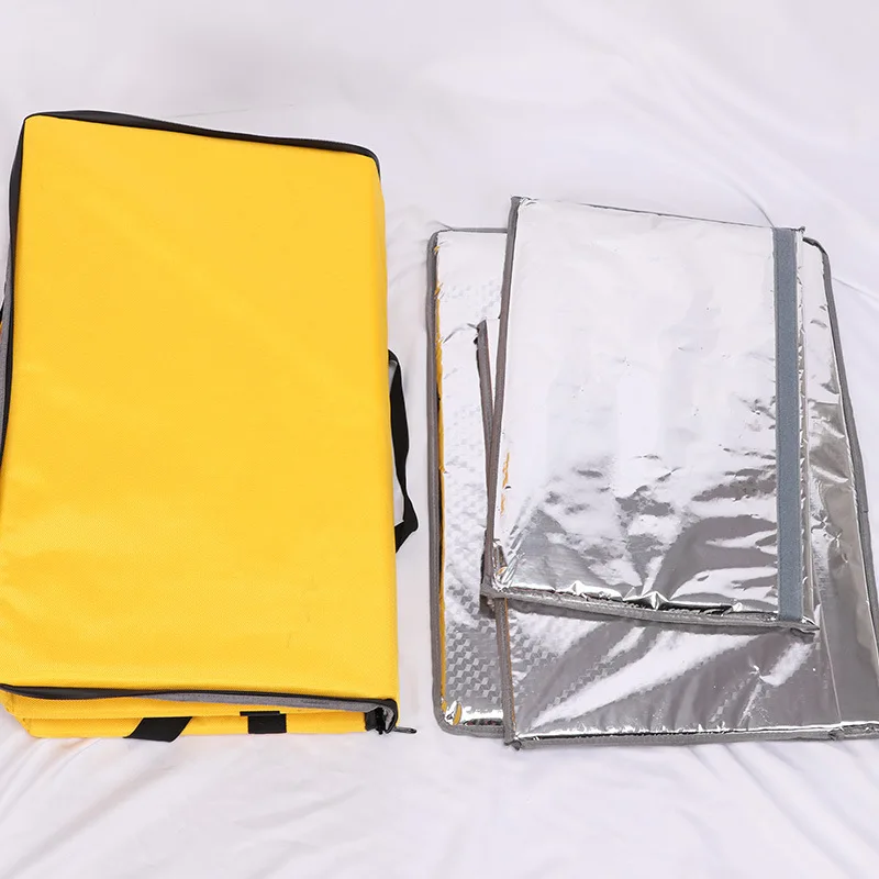 80L ポータブル大型ピザ配達用保温バッグ 再利用可能 厚手 - Food Storage Aluminum のレビューと価格