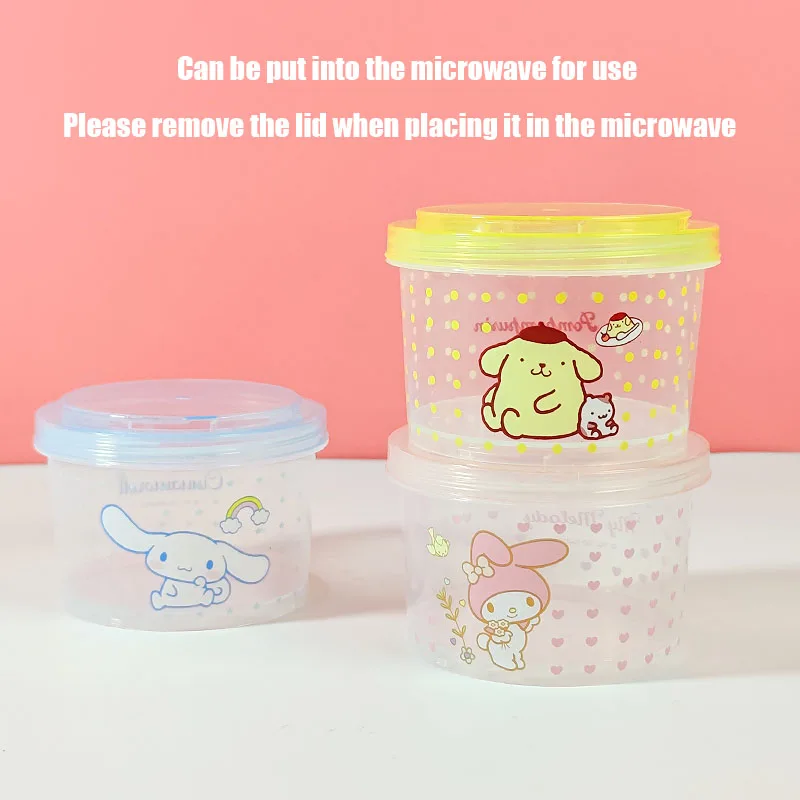 キティ弁当箱セット 3個入り 可愛い重ねて使える蓋付き丸型ラ - Food Storage With Colander のレビューと価格