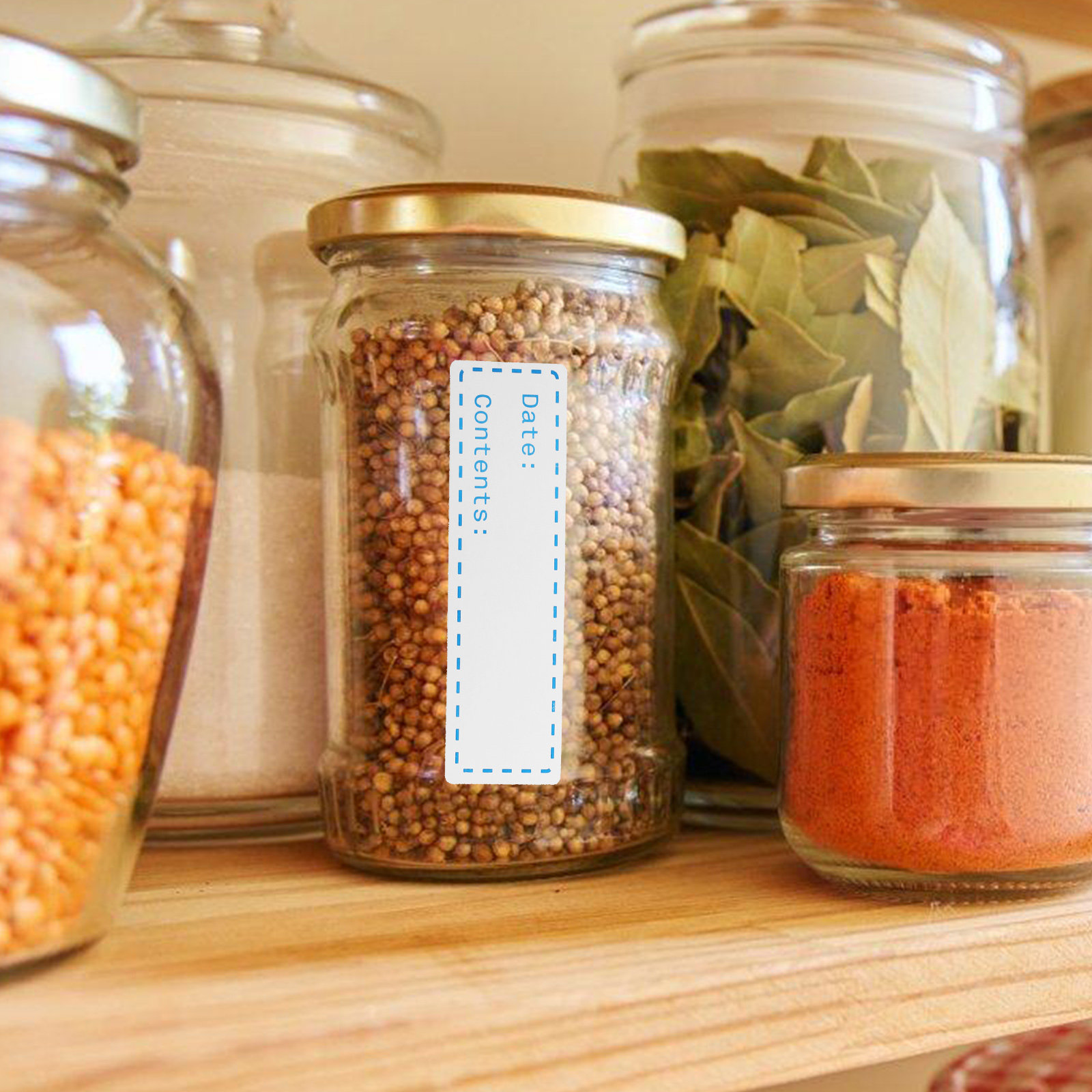 3巻セット 自己粘着式食品保存ラベル 取り外し可能な冷凍庫・ - Food Storage Labels のレビューと価格